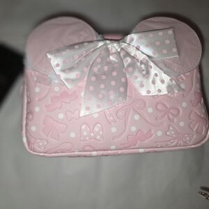 Loungefly X Disney Minnie Bow Embossed Cosmetic Bag NWT